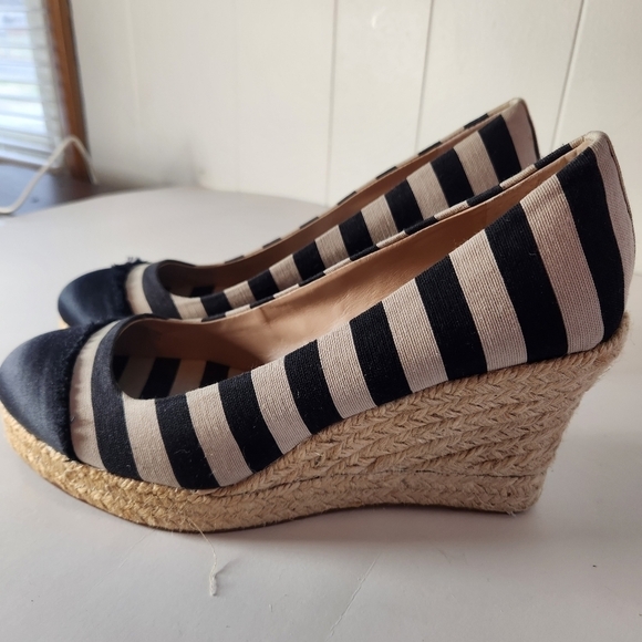J. Crew Seville Espradille Wedge Heels Size 9 - Picture 3 of 15